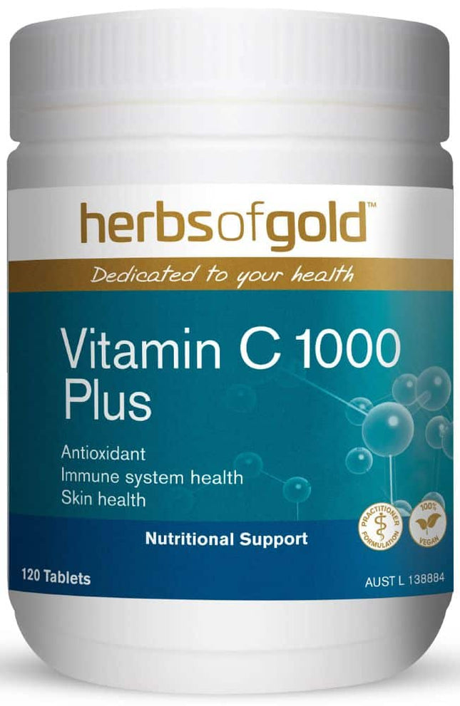 HERBS OF GOLD VITAMIN C 1000 PLUS 120T