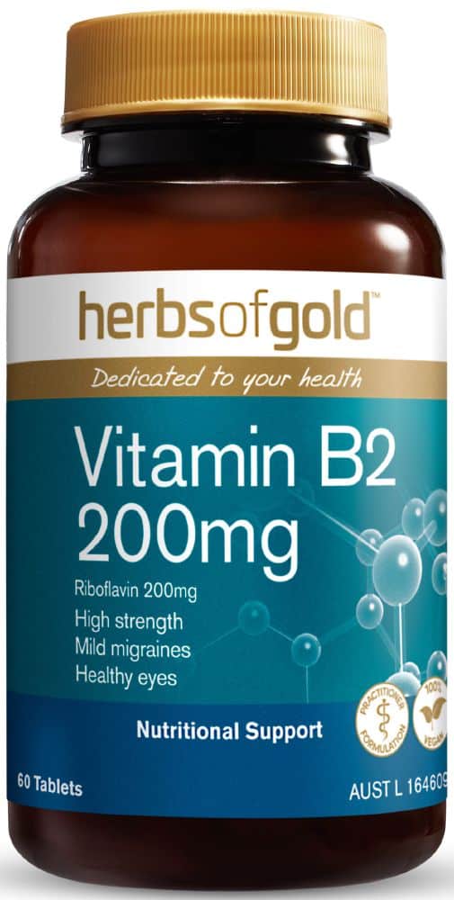 HERBS OF GOLD VITAMIN B2 200MG 60T