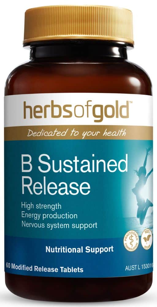 HERBS OF GOLD VITAMIN B SUSTAINED RELEASE 60T