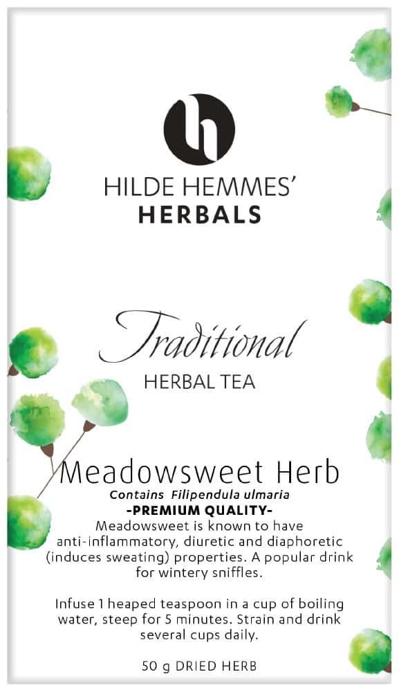 HILDE HEMMES MEADOWSWEET HERB 50GM