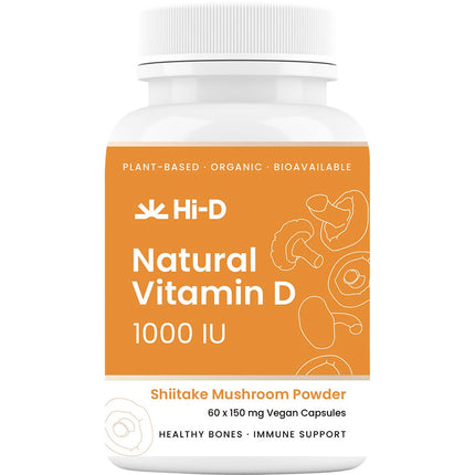 HI-D Natural Vitamin D 1000 IU 60 Caps | Vitamin Supplement