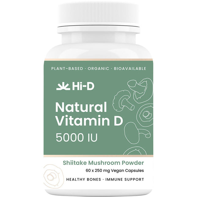 HI-D Natural Vitamin D 5000 IU 60 Caps | Vitamin Supplement