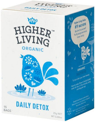 HIGHER LIVING ORGANIC DAILY DETOX 15TEABAGS