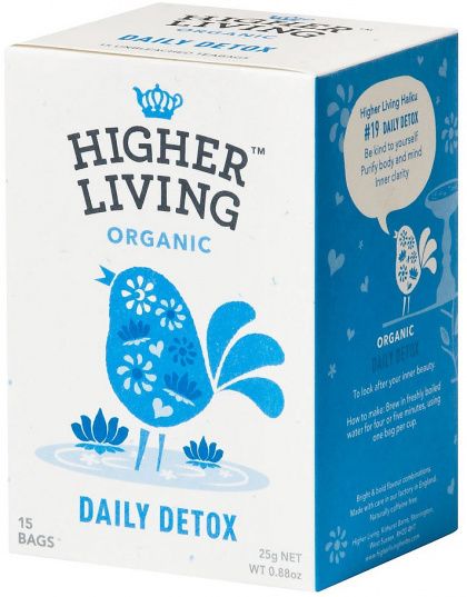 HIGHER LIVING ORGANIC DAILY DETOX 15TEABAGS