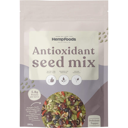HEMP FOODS AUSTRALIA Antioxidant Seed Mix 5x180g | Nuts & Seeds