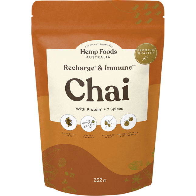 Hemp Foods Australia Chai Recharge & Immunity 252g