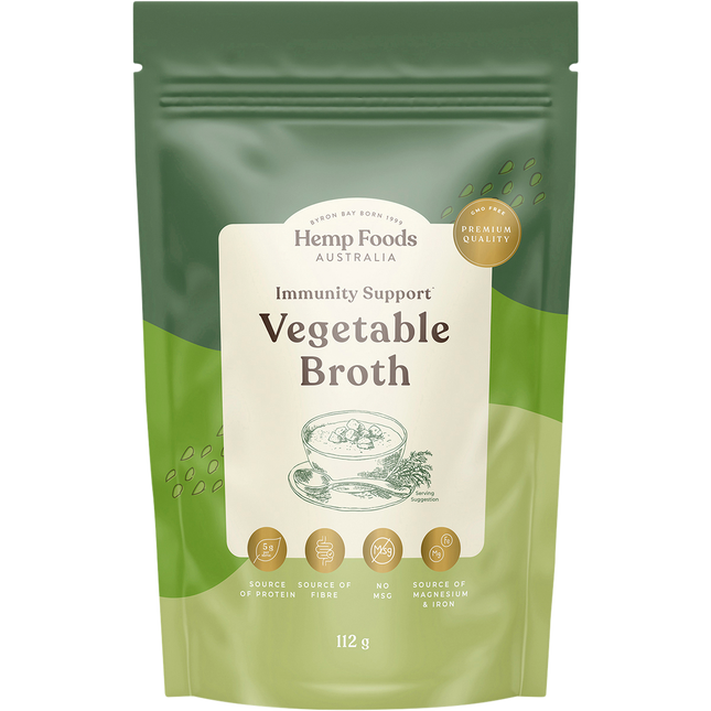 Hemp Foods Australia Vegetable Broth Immunity Support 112g
