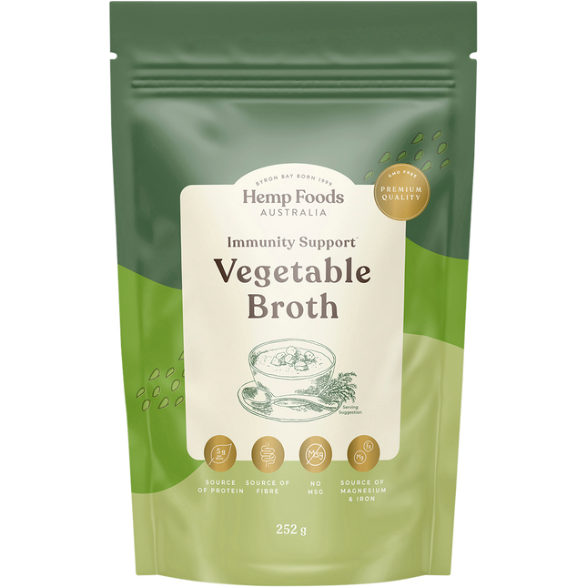 Hemp Foods Australia Vegetable Broth Immunity Support 252g