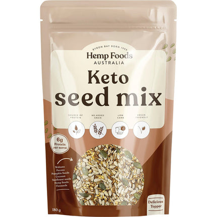 HEMP FOODS AUSTRALIA Keto Seed Mix 5x180g | Nuts & Seeds