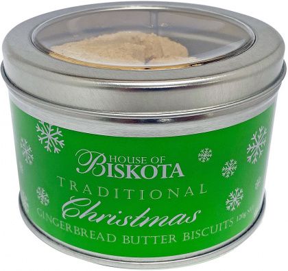 HOUSE OF BISKOTA GINGER SHORTBREAD BUTTER BISCUITS 120G