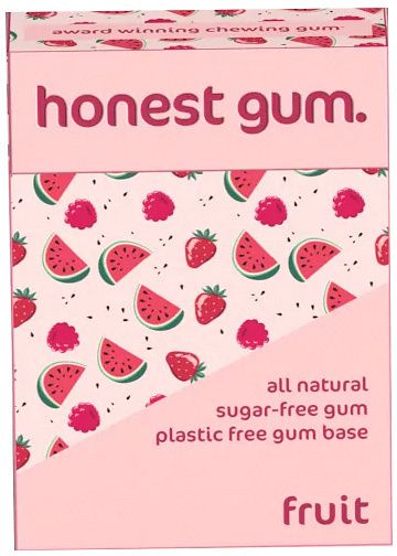HONEST GUM FRUIT CHEWING GUM S/F 12PCS (17G)