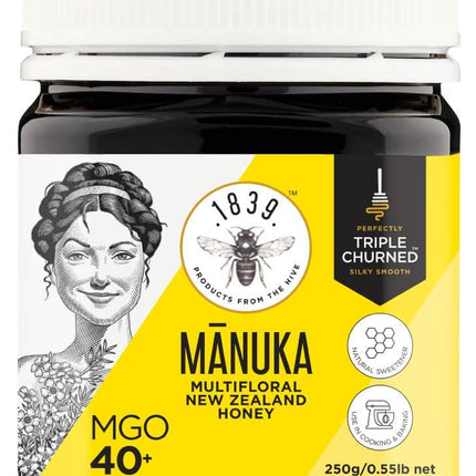 1839 MANUKA HONEY MULTIFLORA HONEY MGO 40+ 250G