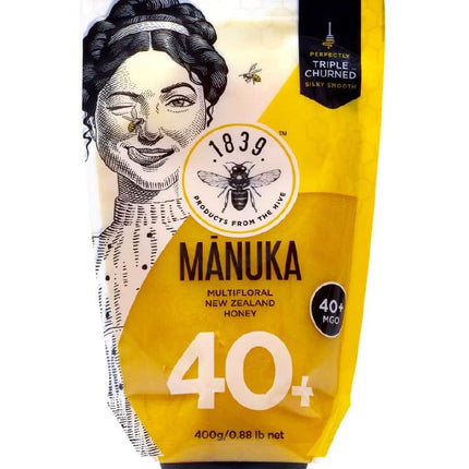 1839 MANUKA HONEY MULTIFLORA HONEY POUCH MGO 40+ 400G