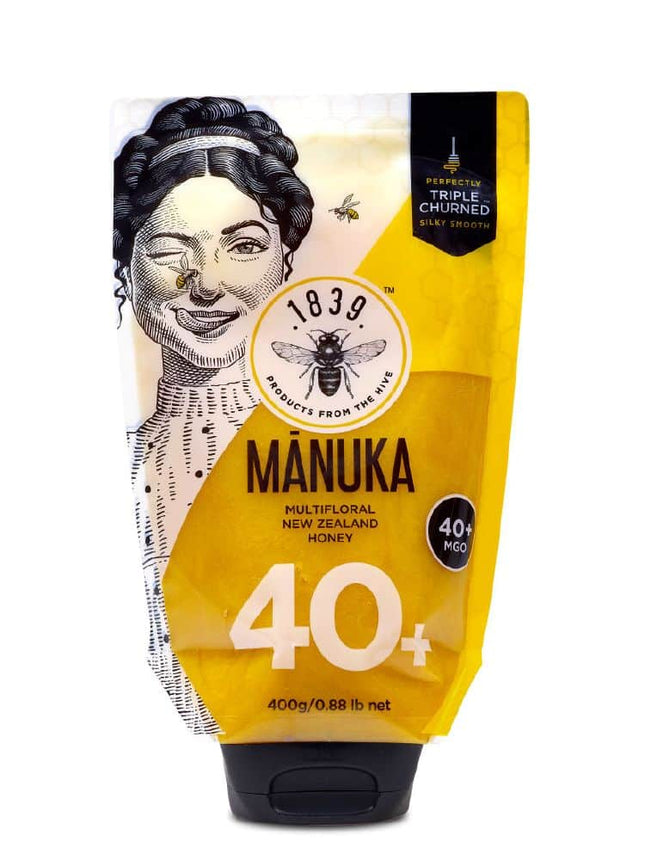 1839 MANUKA HONEY MULTIFLORA HONEY POUCH MGO 40+ 400G