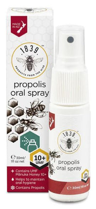 1839 MANUKA HONEY UMF 10+ PROPOLIS ORAL SPRAY 30ML