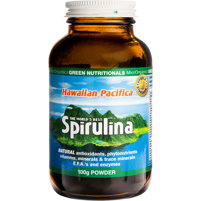 Green Nutritionals Hawaiian Pacifica Spirulina Powder 100g