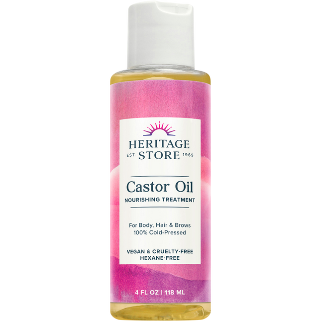 Heritage Store Castor Oil 100% Cold Pressed 118ml