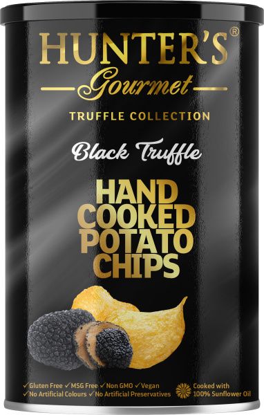 HUNTER’S HAND COOKED POTATO CHIPS BLACK TRUFFLE G/F 150G