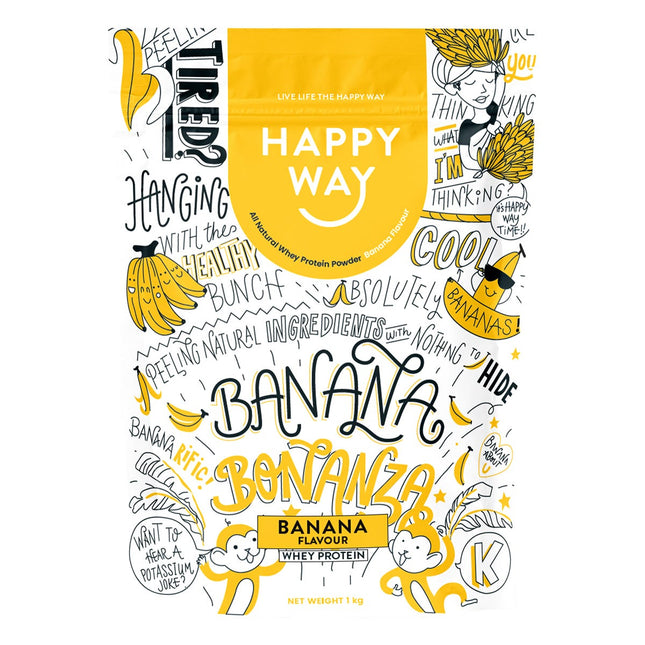 Happy Way - Whey Protein Powder Banana