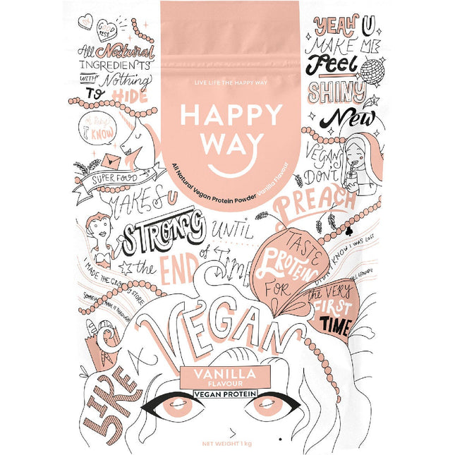 Happy Way - Vegan Protein Powder Vanilla