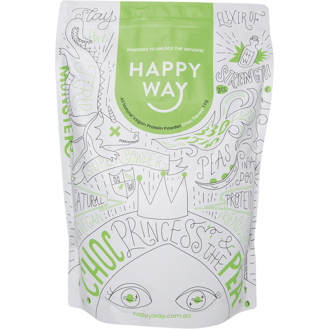 Happy Way Vegan Protein Powder Chocolate 1kg