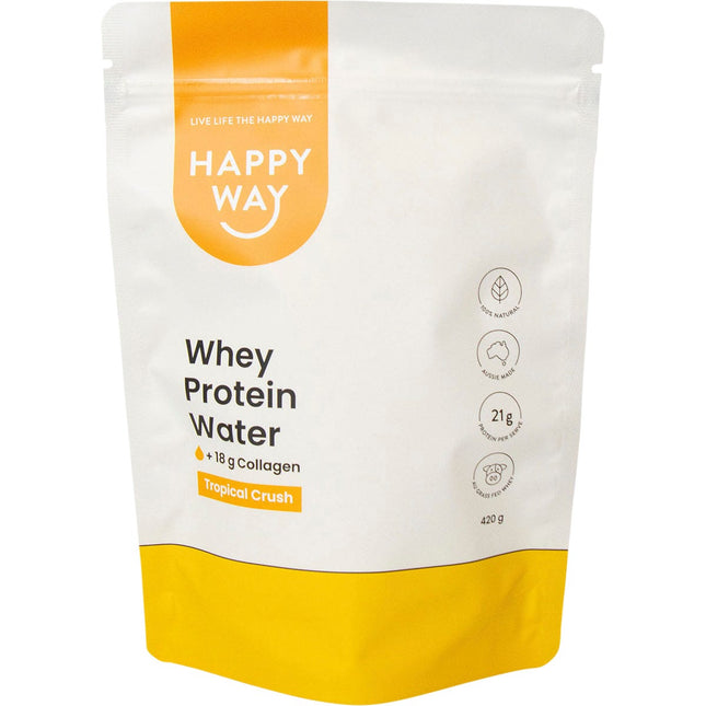 Happy Way - Whey Protein Water Tropical Crush - 420g