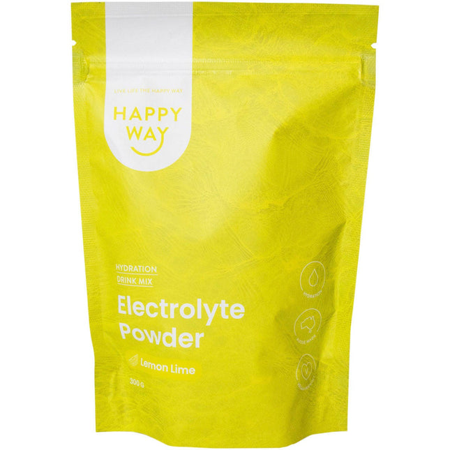 Happy Way - Electrolyte Powder Lemon Lime - 300g