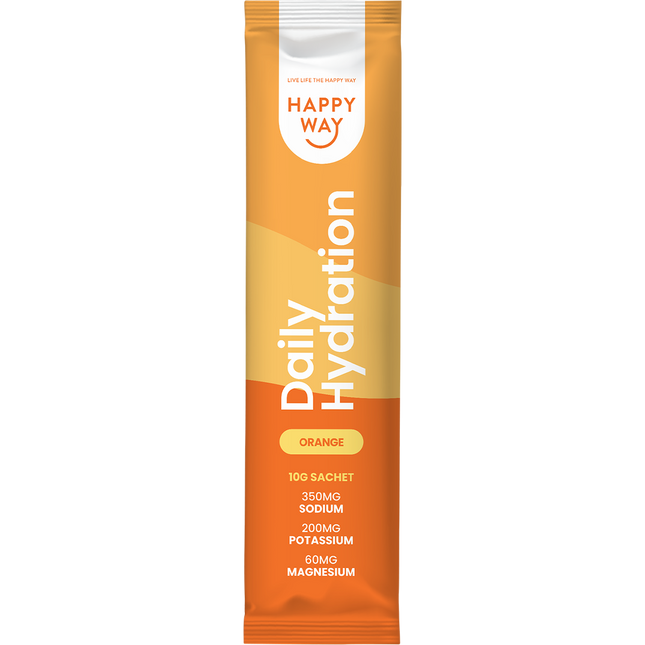 Happy Way Daily Hydration Sachets Orange 30 x 10g