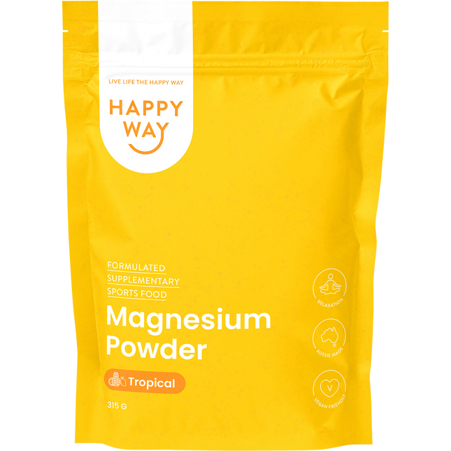 Happy Way Magnesium Powder Tropical 315g