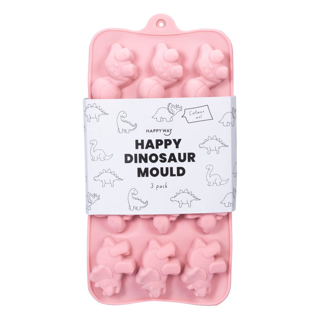 Happy Way - Happy Dinosaur Mould - 3pk