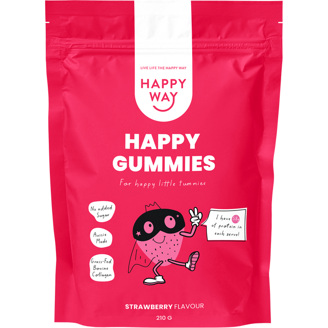 Happy Way Happy Gummies Strawberry 210g