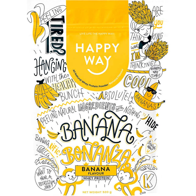Happy Way - Whey Protein Powder Banana