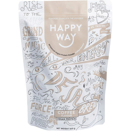 Happy Way - Vegan Protein Powder Coffee - 500g