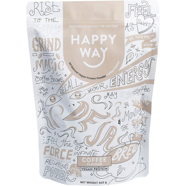 Happy Way - Vegan Protein Powder Coffee - 500g