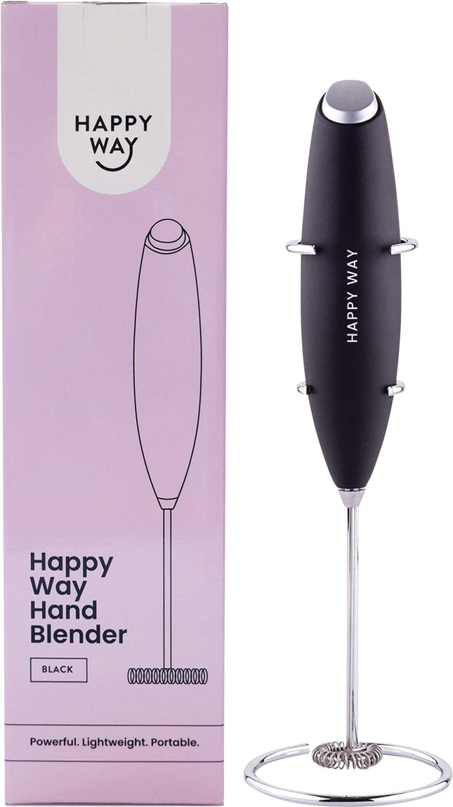 Happy Way - Hand Blender Black with Stand -