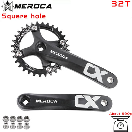 MEROCA CX Square Hole Bicycle Crankset