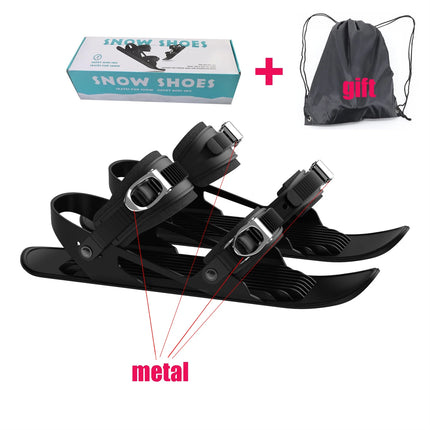 1 Pair of Universal Models Ski Skates Shoes Skiboard Snowboards Mini Snowblades Skates for Outdoor Sports Skiing