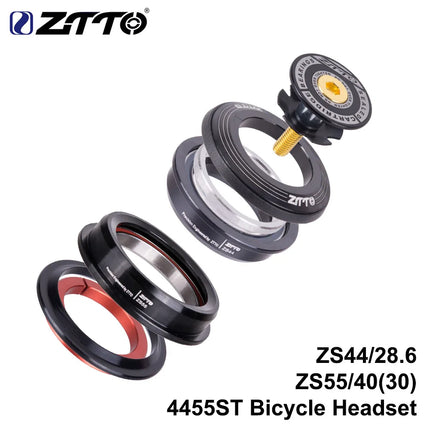 ZTTO MTB Road Bicycle Headset CNC 1 1/8"-1 1/2" Tapered 28.6 Fork Bearing