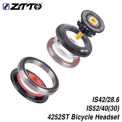 ZTTO MTB Road Bicycle Headset CNC 1 1/8"-1 1/2" Tapered 28.6 Fork Bearing