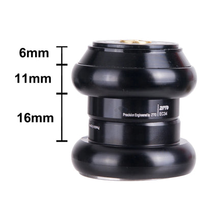 ZTTO MTB Road Bicycle Headset CNC 1 1/8"-1 1/2" Tapered 28.6 Fork Bearing
