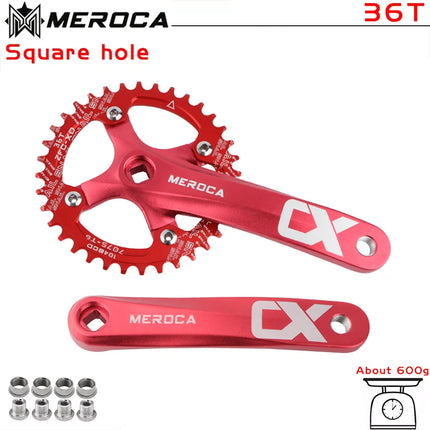MEROCA CX Square Hole Bicycle Crankset