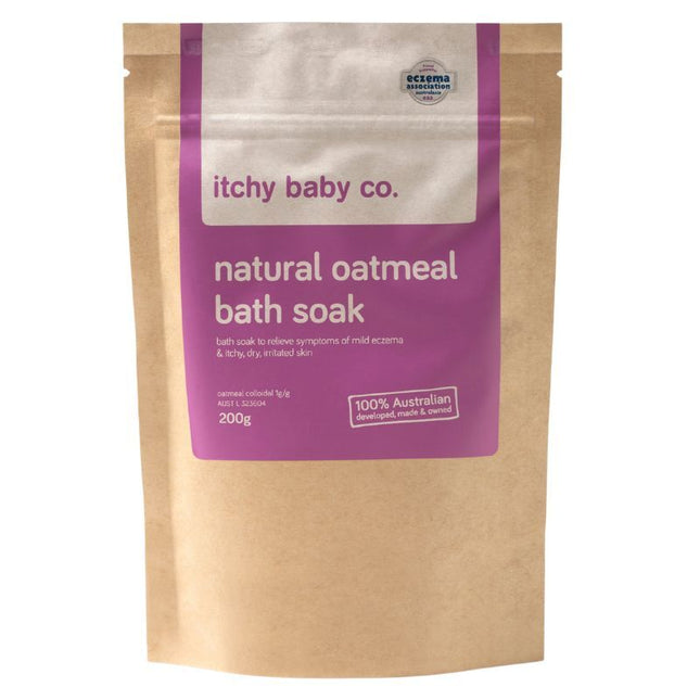 ITCHY BABY CO. NATURAL OATMEAL BATH SOAK 200G