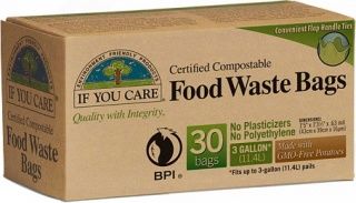 IF YOU CARE FOOD WASTE BAGS 30BAGS (3 GALLON)