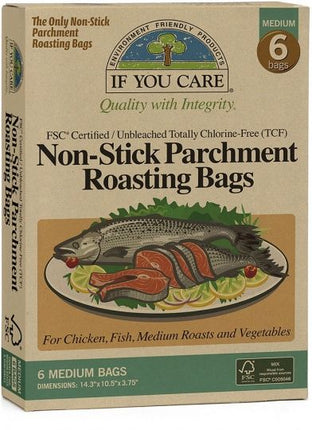 IF YOU CARE MEDIUM ROASTING BAGS 6 BAGS