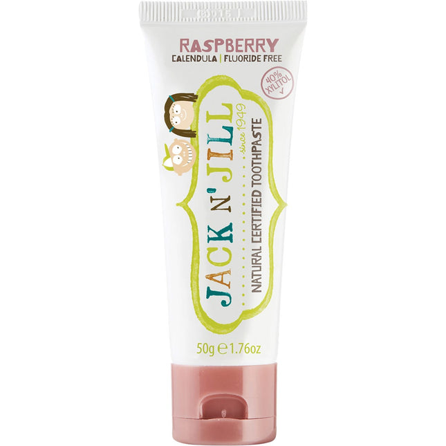 JACK N JILL Toothpaste Children Fluoride Free, 6 X 50g 6x50g