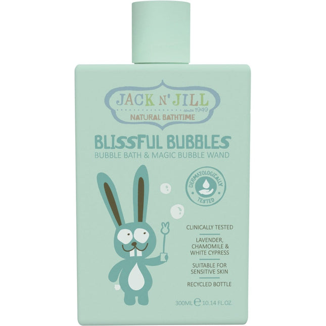 Jack N Jill - Blissful Bubbles Bubble Bath & Magic Bubble Wand - 3x300ml
