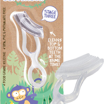 JACK N' JILL - SILICONE TOOTH & GUM BRUSH X8