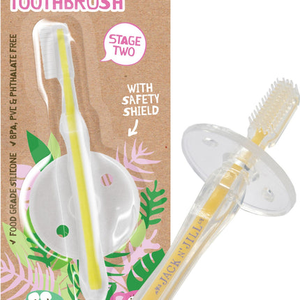 JACK N JILL Silicone Baby Toothbrush x8 | Oral Care
