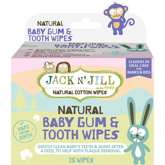 JACK N' JILL Baby Gum & Tooth Wipes 8x25pcs | Cooking Oil