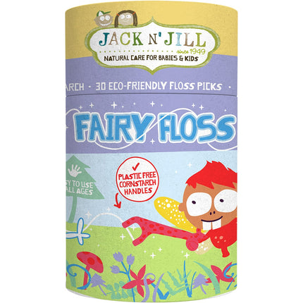 JACK N' JILL Fairy Floss Picks Strawberry 8x30pcs | Tea